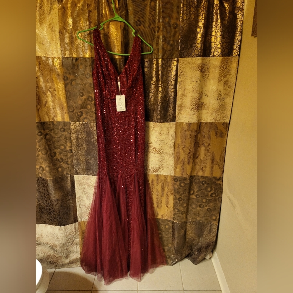 Women long sequin dress